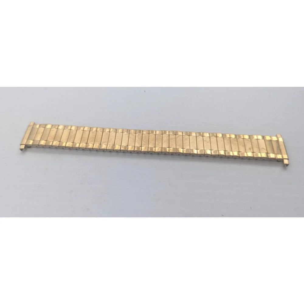 Speidel Gold Twist O Flex Stainless Steel Mens Watch Band